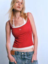 Fake Two-Piece Color-Block Splicing Vest - CHINASQUAD