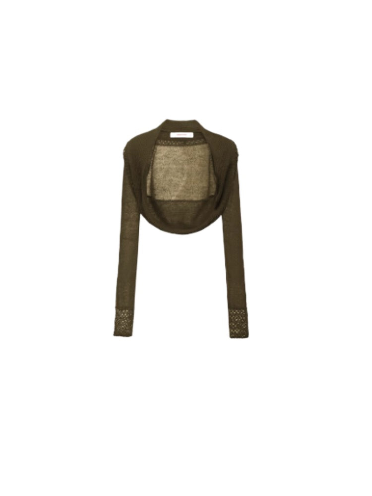 Crochet Knit Cardigan - CHINASQUAD