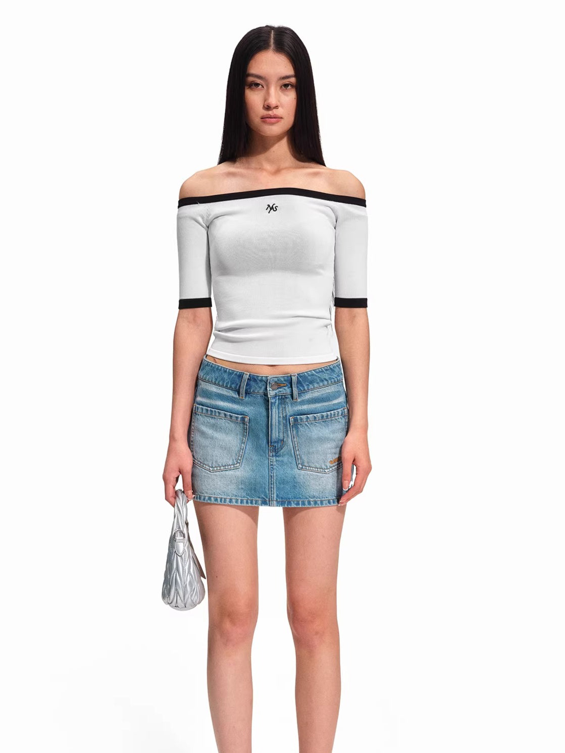 Slimming Flattering Kelly Knit T-Shirt