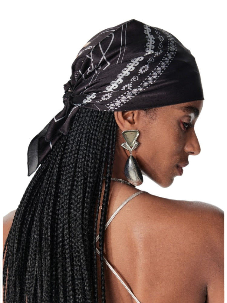 Punk Snake Print Scarf - CHINASQUAD
