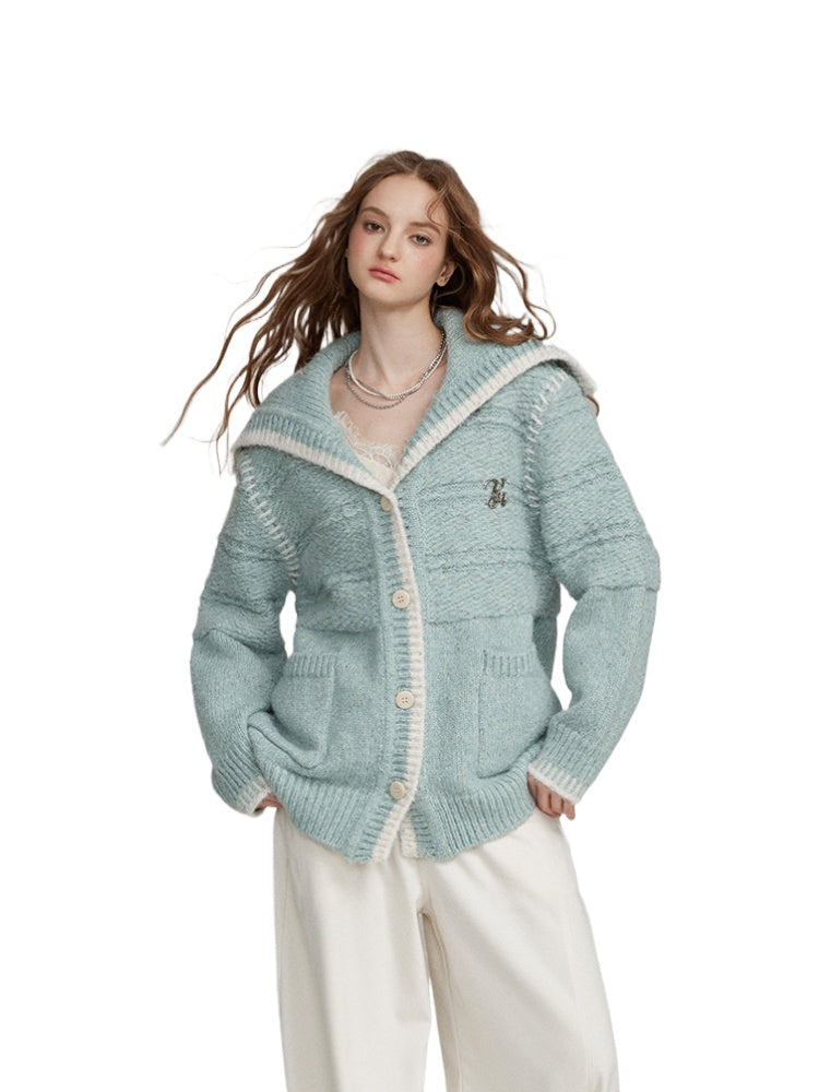 VIAPITTI Wool Blend Cardigan - CHINASQUAD