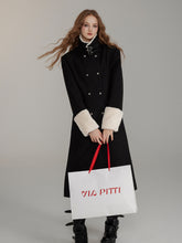 Wool Fleece Trim Long Coat - CHINASQUAD