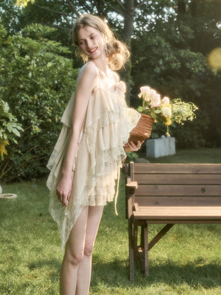 Soft Lace Fairy Tank Top & Skirt Set - CHINASQUAD