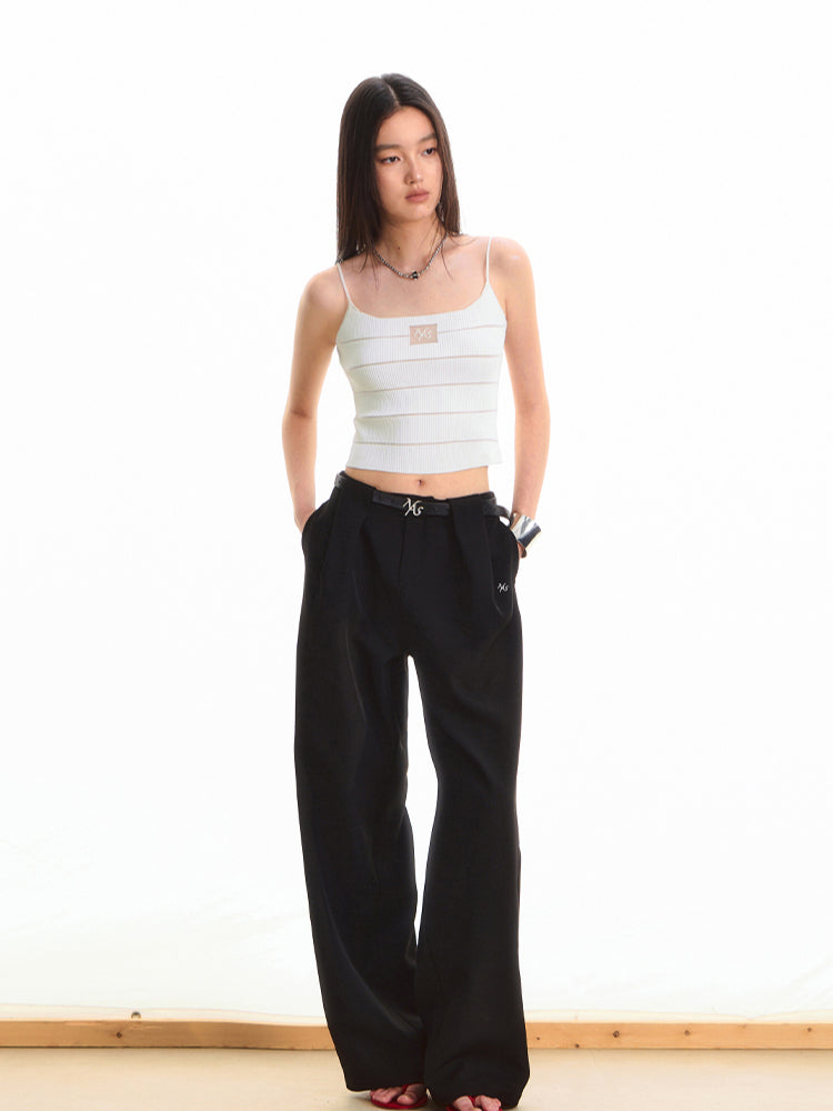 3D Pleated Suit Pants - CHINASQUAD