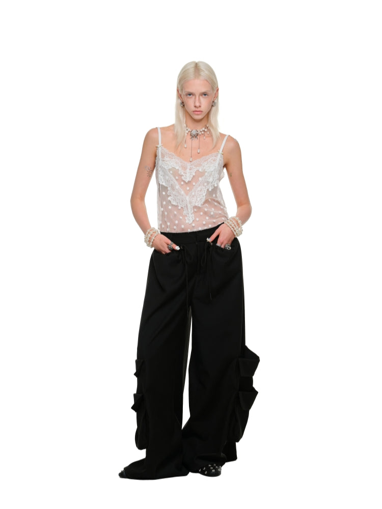 Oversized Utility Suit Pants - CHINASQUAD