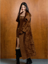 Feather Yarn Long Knit Cardigan & Sweater Set - CHINASQUAD