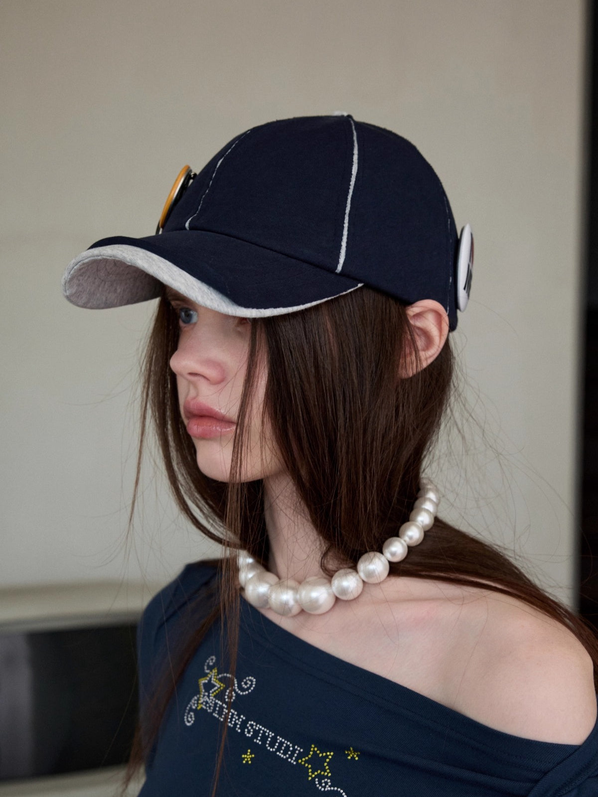 Plaid Patch Baseball Cap - CHINASQUAD