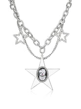Sweet Punk Dog Star Charm Necklace - CHINASQUAD