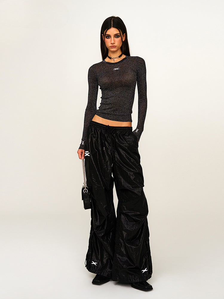 Waist-Cinching Slim Fit Thin Long - Sleeve Tunic