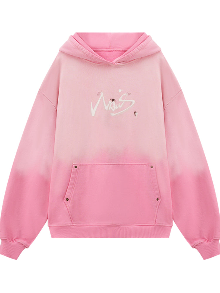 Vintage Gradient Wash Hoodie - CHINASQUAD