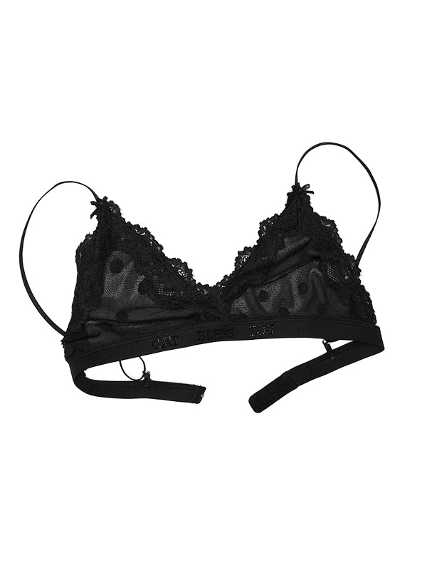 French Lace Triangle Bralette - CHINASQUAD