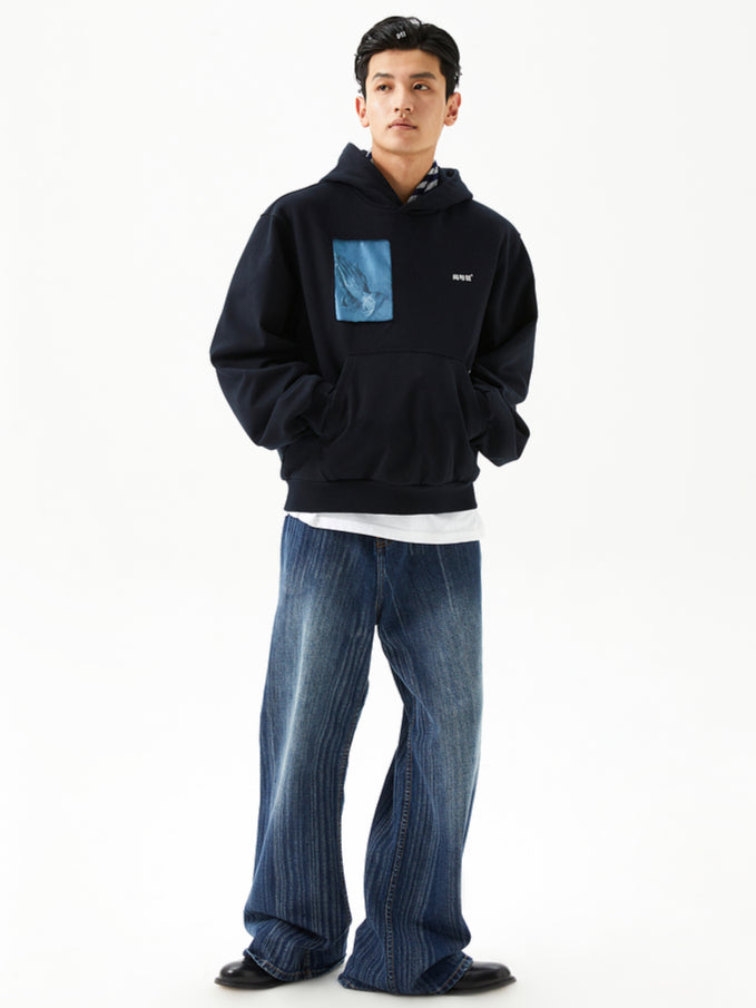 Black Reversible Hoodie Sweatershirts - CHINASQUAD