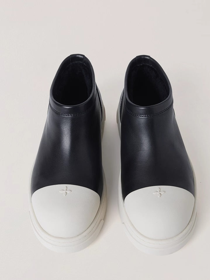 Cross Relic Sherpa Leather Snow Boots