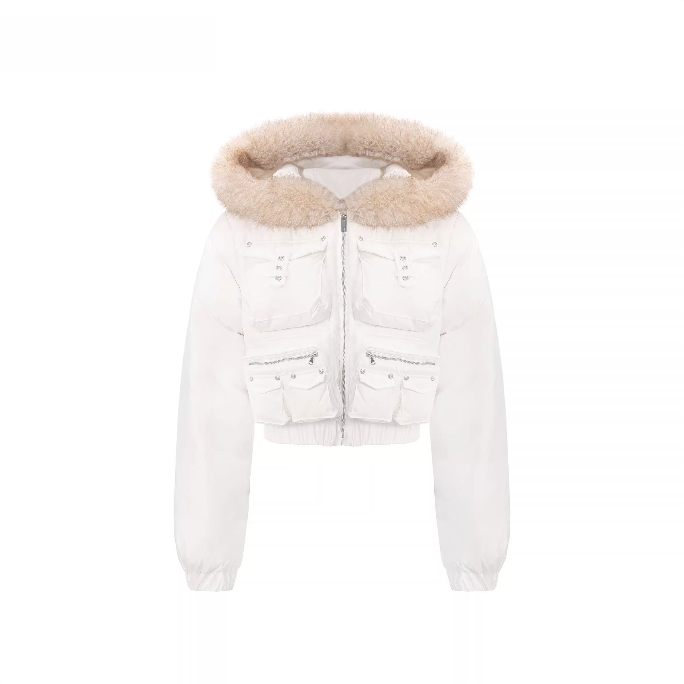 Structured Pocket Down Jacket