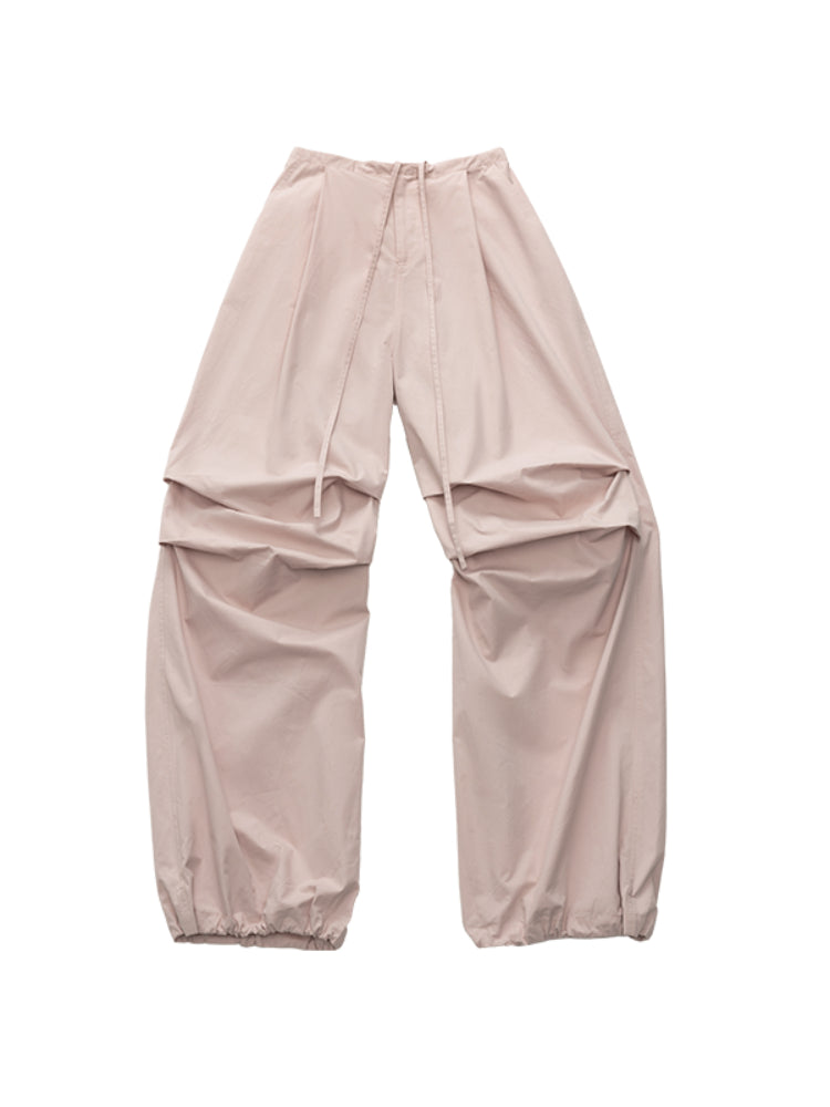 Washed - Distressed Balloon Work Pants - CHINASQUAD