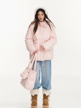 White Duck Down Hooded Jacket - CHINASQUAD