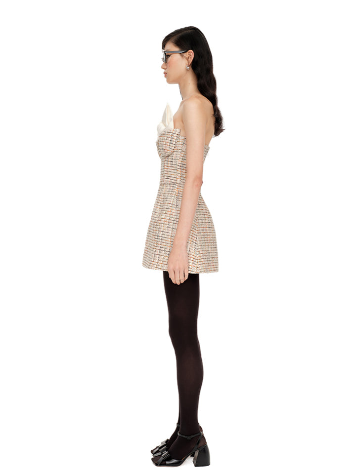 Strapless Bustier Mini Dress - CHINASQUAD