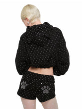 Cat Paw Cropped Hoodie - CHINASQUAD