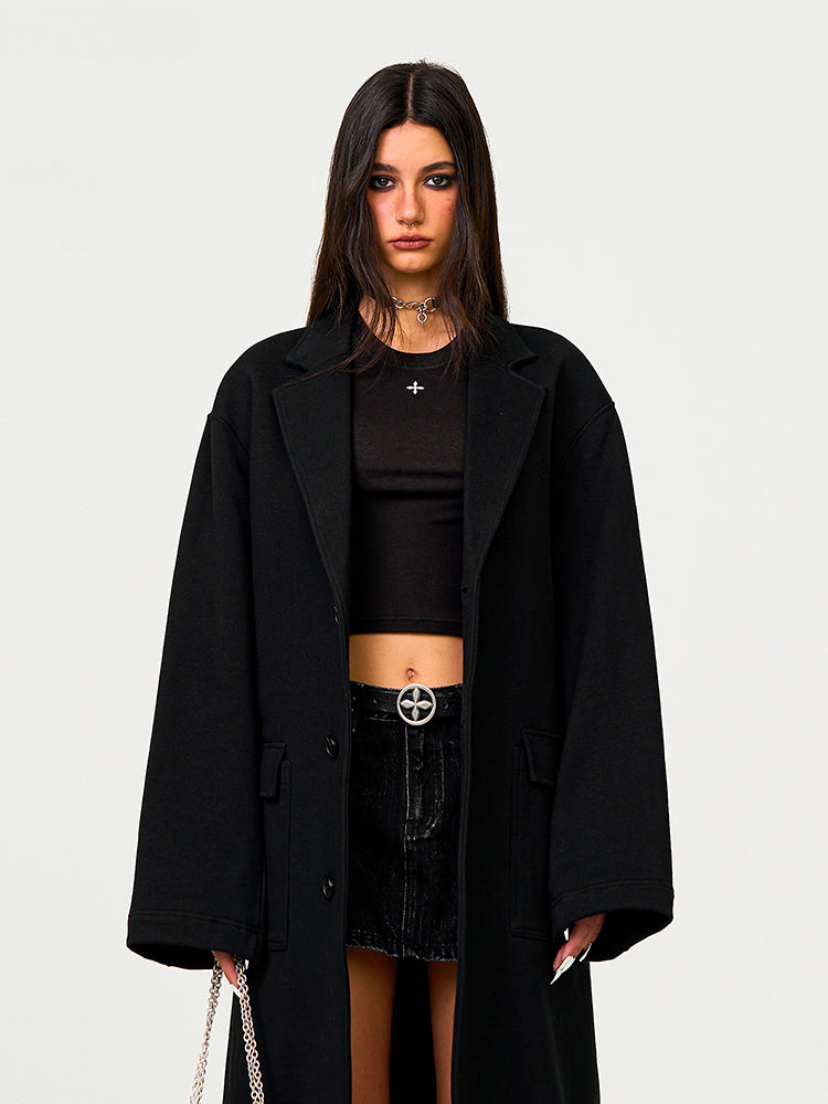 Classic Longline Cotton Sports Coat - CHINASQUAD