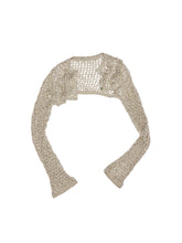 Hollow-Out Knitted Cropped Long-Sleeve Cover-Up - CHINASQUAD