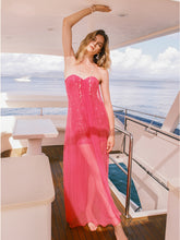 Thea Netting Skirt Lace Backless Dress - CHINASQUAD