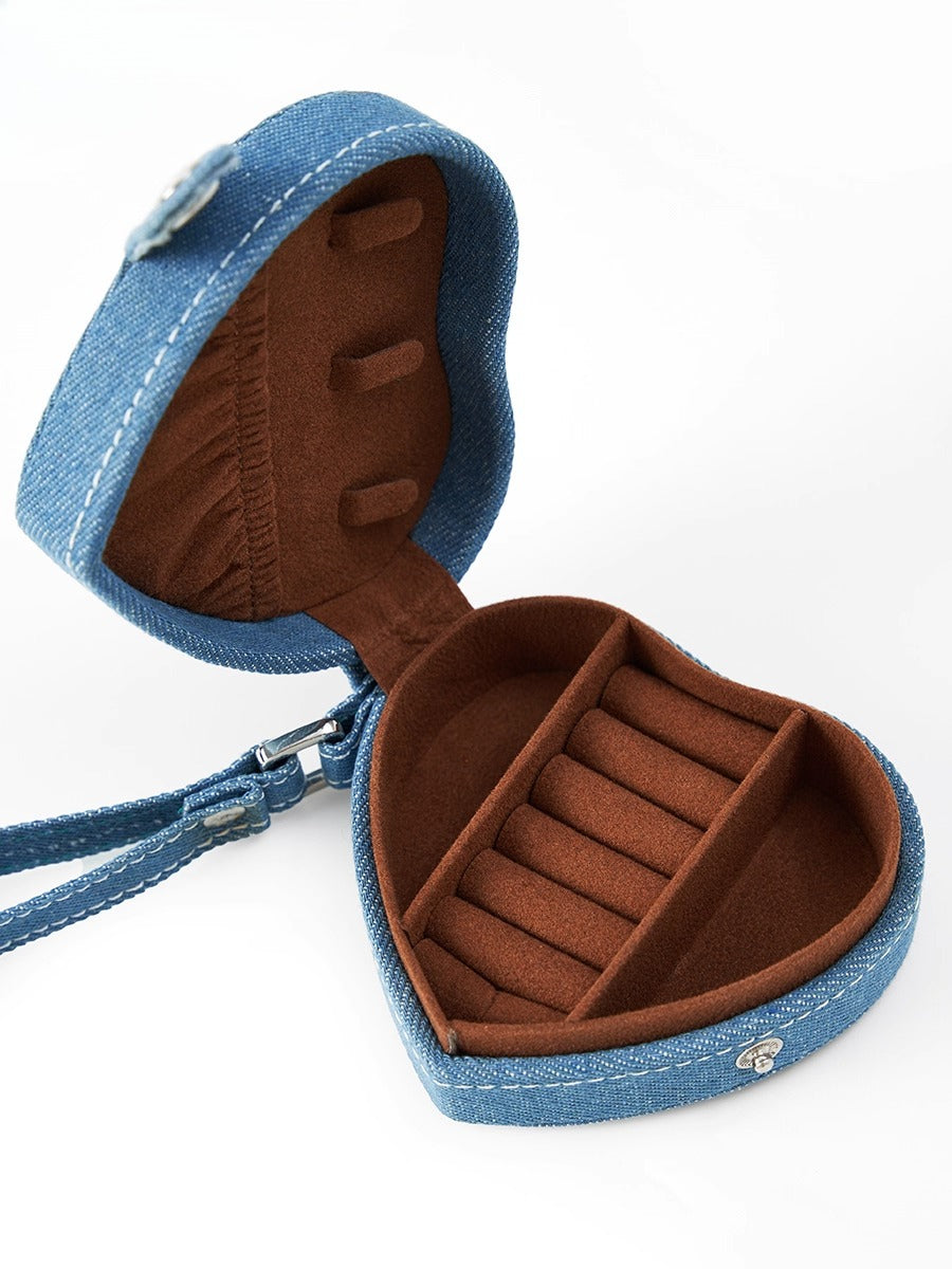Heartbeat Denim Jewelry Box - CHINASQUAD