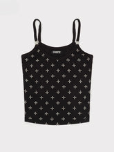 Cross-Flower All-Over Print Sports Camisole - CHINASQUAD