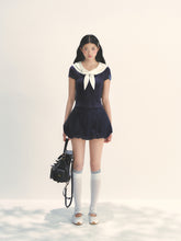 Navy Blue Academy-style Pleated Skirt - CHINASQUAD