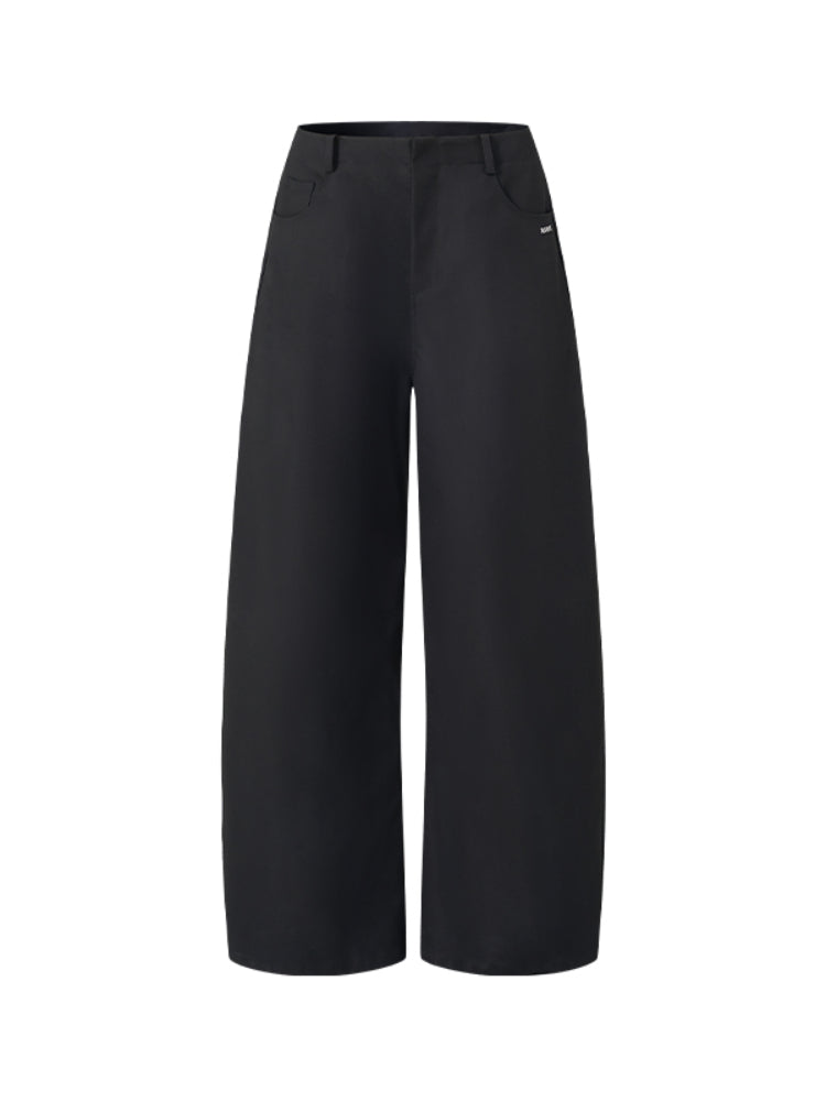 Low-Rise Slim-Fit Loose Wide-Leg Pants - CHINASQUAD