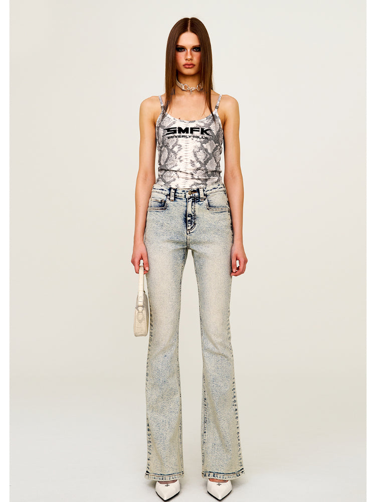 Leopard Print Sleeveless Outer - wear Sports Sling