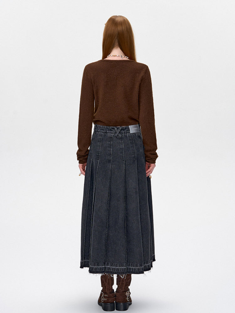 Bear Embroidered Knit Cardigan - CHINASQUAD