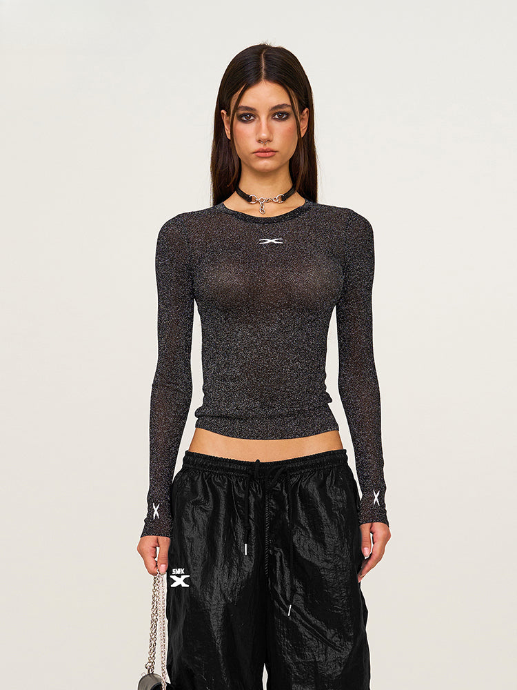 Waist-Cinching Slim Fit Thin Long - Sleeve Tunic