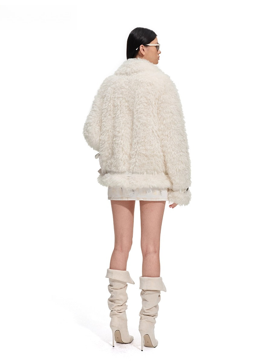 Polar Cloud-Touch Faux Shearling Jacket