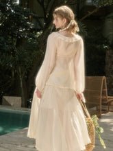 Tencel Air Fabric Shirt & Skirt Set - CHINASQUAD