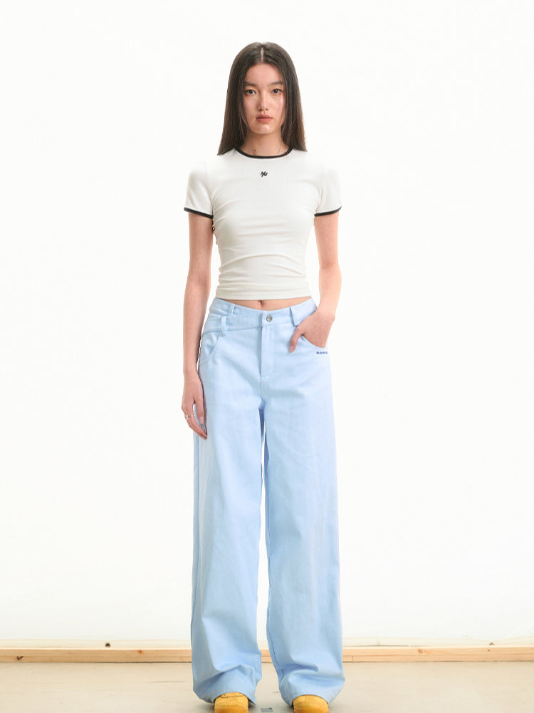 Pearl Rhinestone Slimming Casual Pants - CHINASQUAD