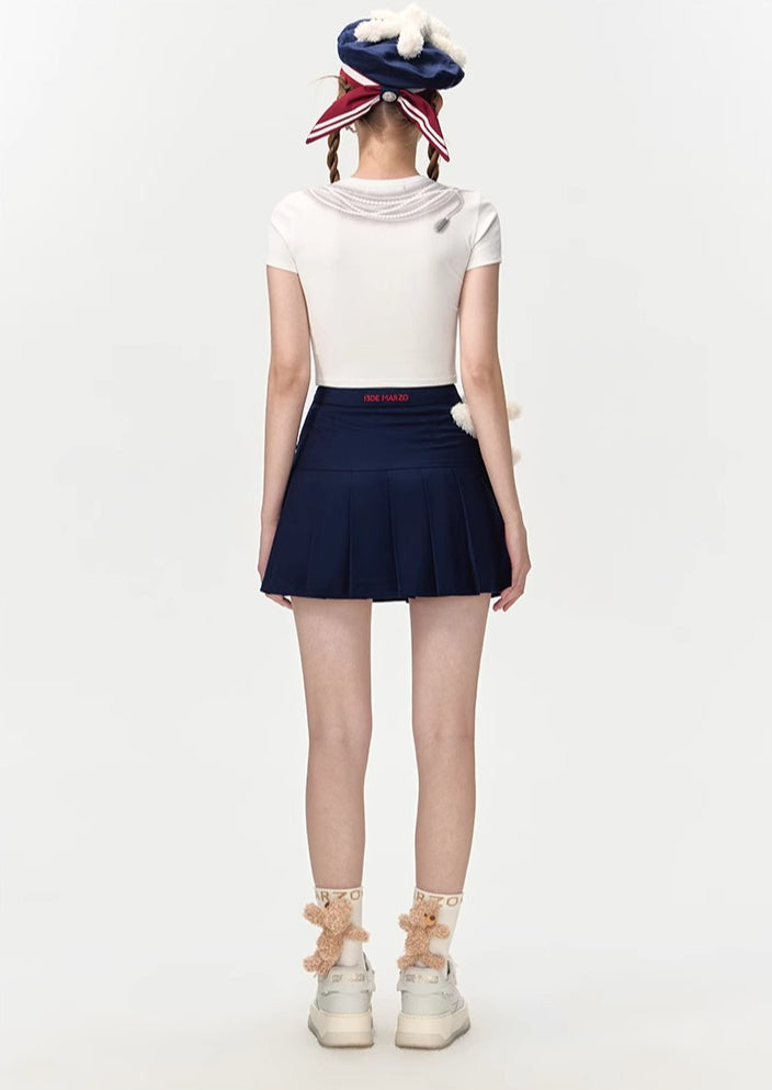 Bear Sailor Skirt - CHINASQUAD