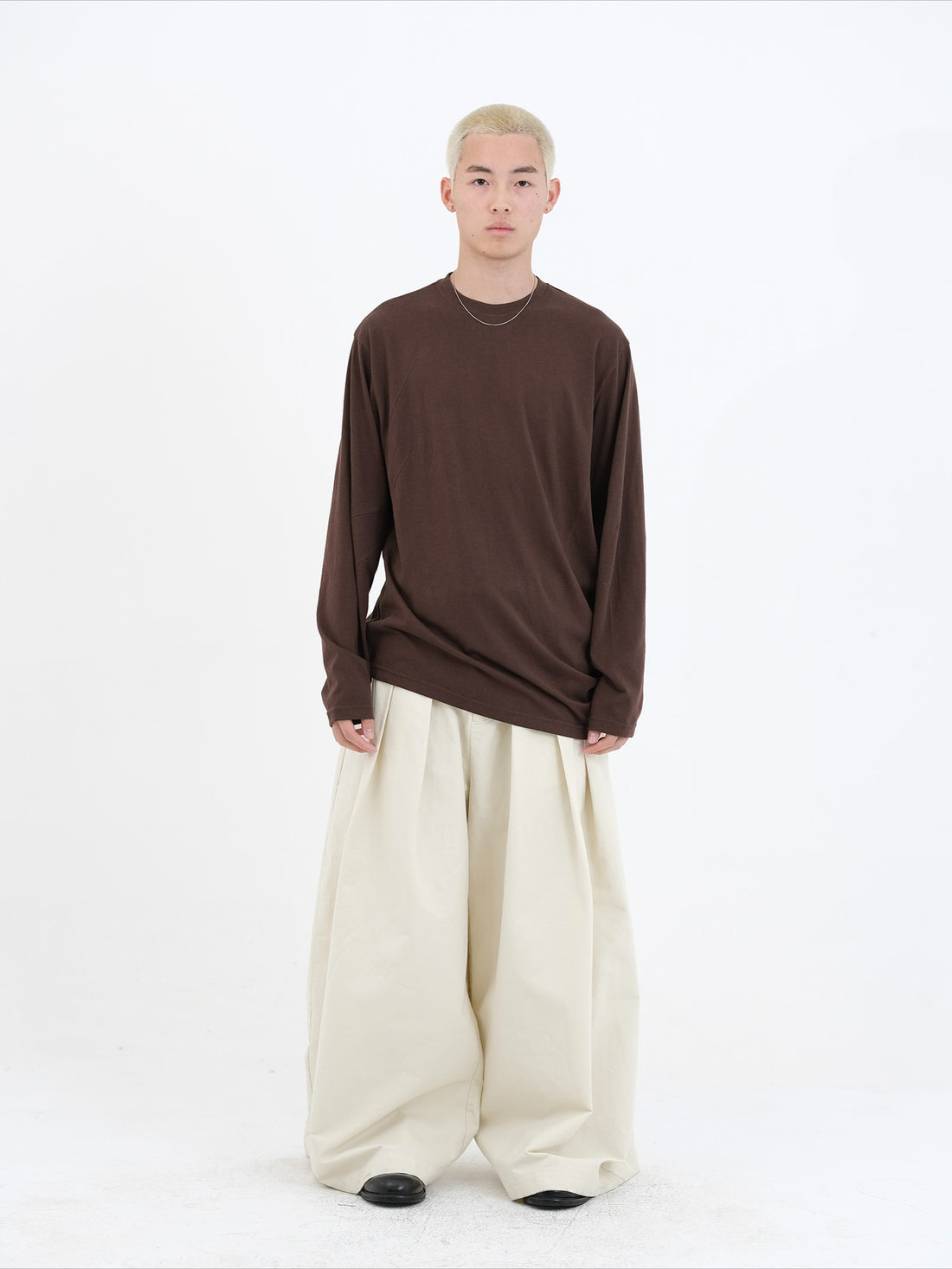 Pleated Wide-Leg Pants - CHINASQUAD