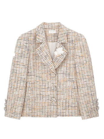 Wool Lapelled Structured Blazer - CHINASQUAD