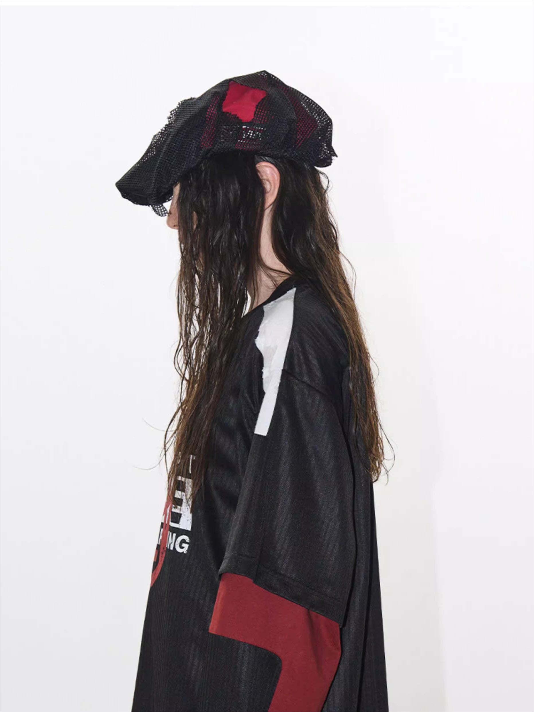 EXITMODE Textured Layered Sports Jersey Tee