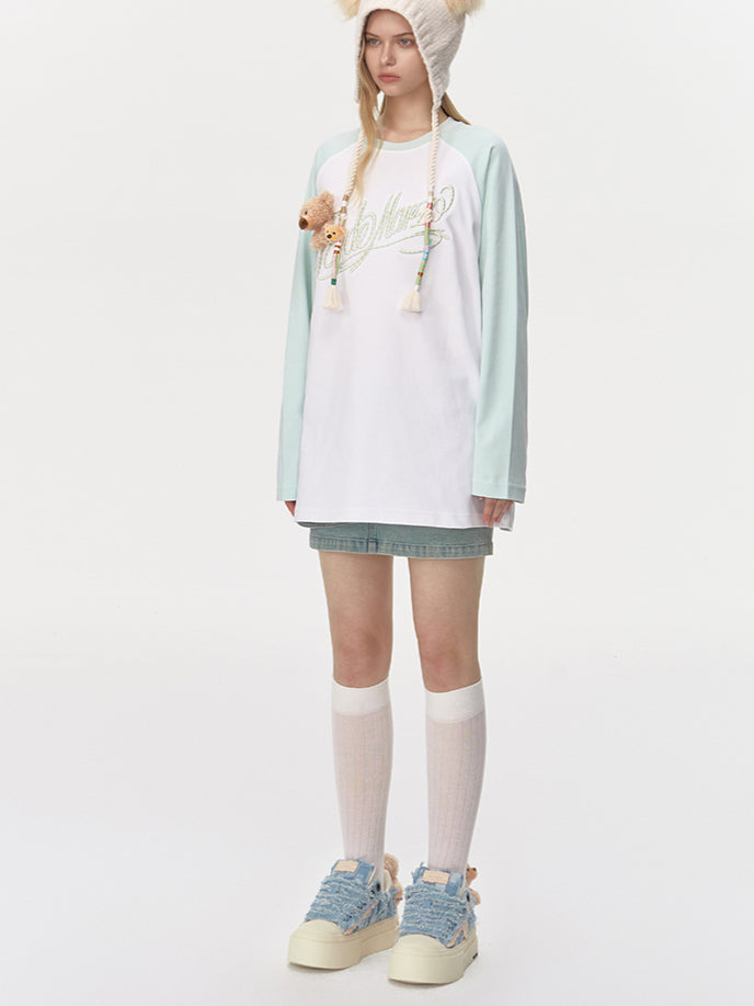 Bear Denim Badge Sneakers - CHINASQUAD