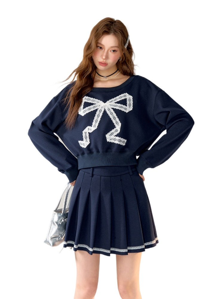 Lace Bow Skirt - CHINASQUAD