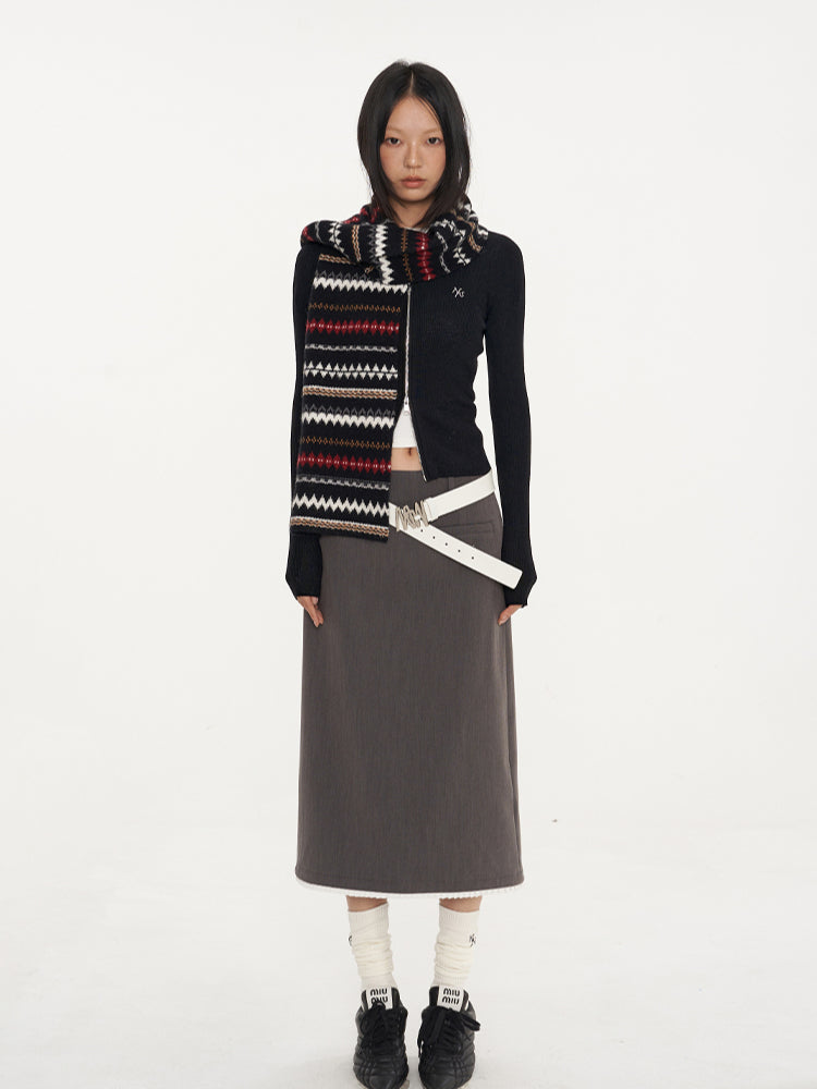 Classic Logo Knit Cardigan - CHINASQUAD