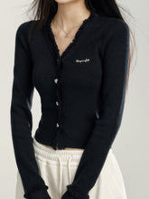 V-neck Frayed Knit Top - CHINASQUAD