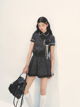 Bow Tie Plaid Dress - CHINASQUAD