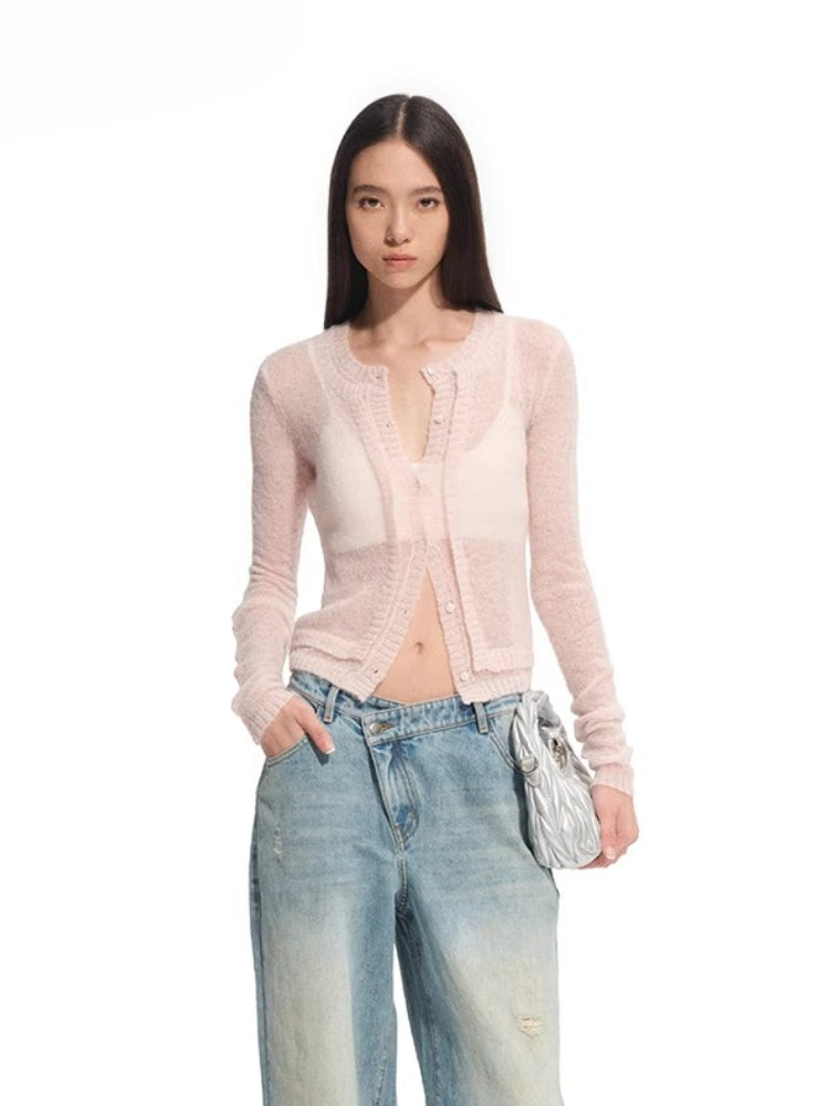 "Djembe Series" Berlin Mohair Knit Cardigan - CHINASQUAD