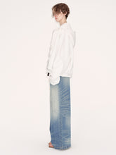 White Hooded Zip-Up Sweatshirt - CHINASQUAD