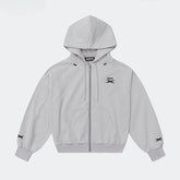 Black & Gray Future Embroidered Hoodie - CHINASQUAD