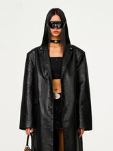 Black Designer Cyber Coat - CHINASQUAD