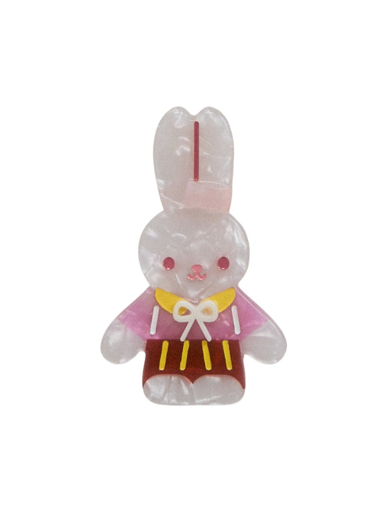 Acrylic Spring Rabbit/Bow Hairpin - CHINASQUAD