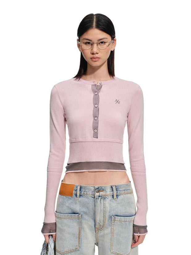 Norman Wool-Blend Layered Knit T-Shirts